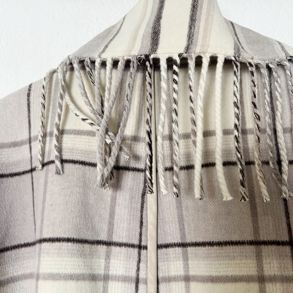 Jonathan Simkhai Carrie Wool Fringe Coat - Picture 7 of 9